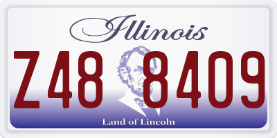 IL license plate Z488409