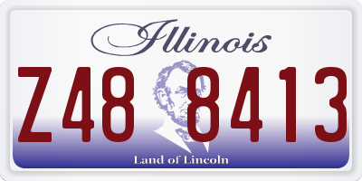 IL license plate Z488413