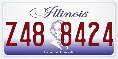 IL license plate Z488424