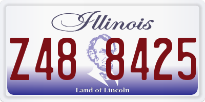 IL license plate Z488425