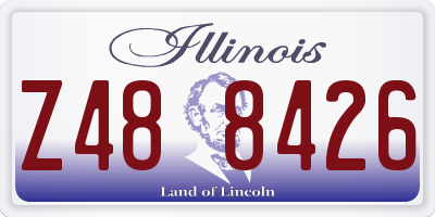 IL license plate Z488426