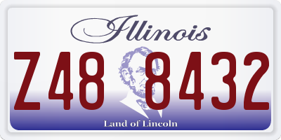 IL license plate Z488432