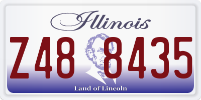 IL license plate Z488435