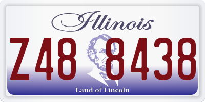 IL license plate Z488438