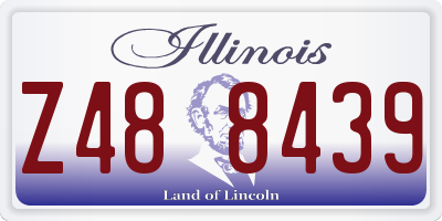 IL license plate Z488439