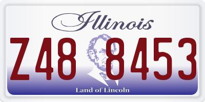 IL license plate Z488453