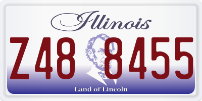 IL license plate Z488455
