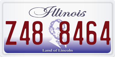 IL license plate Z488464