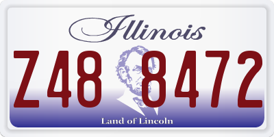 IL license plate Z488472