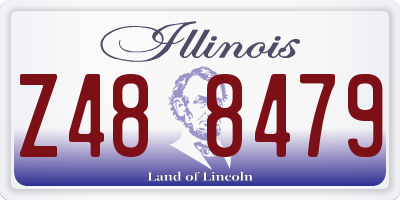 IL license plate Z488479