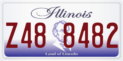 IL license plate Z488482