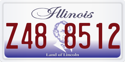 IL license plate Z488512