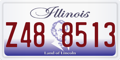 IL license plate Z488513