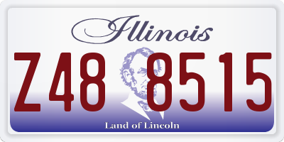 IL license plate Z488515