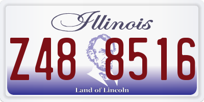IL license plate Z488516