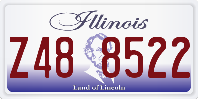 IL license plate Z488522