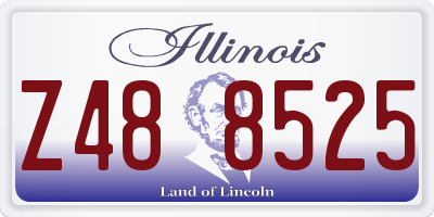 IL license plate Z488525