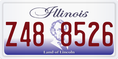 IL license plate Z488526