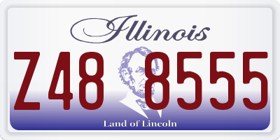 IL license plate Z488555