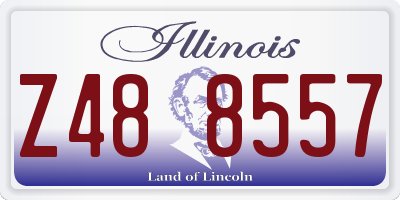 IL license plate Z488557