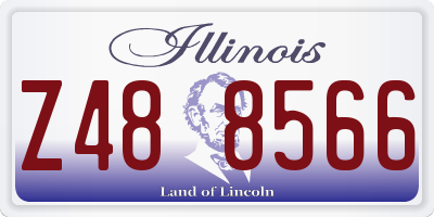 IL license plate Z488566