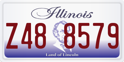 IL license plate Z488579