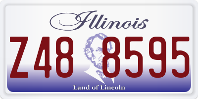 IL license plate Z488595