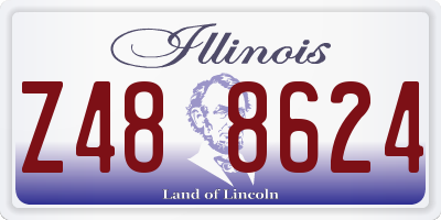 IL license plate Z488624