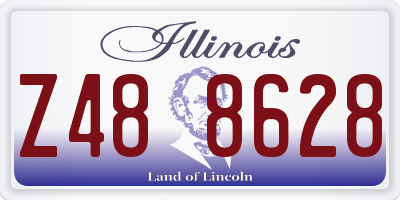 IL license plate Z488628