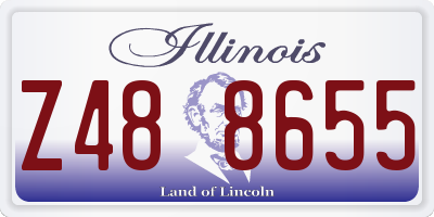 IL license plate Z488655
