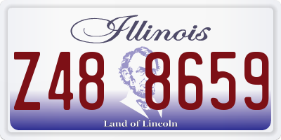 IL license plate Z488659