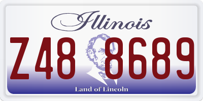 IL license plate Z488689