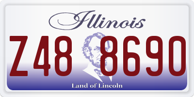 IL license plate Z488690