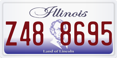 IL license plate Z488695