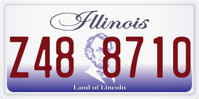 IL license plate Z488710