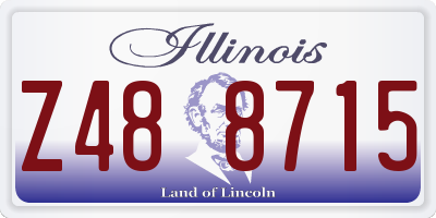 IL license plate Z488715