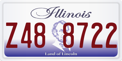 IL license plate Z488722