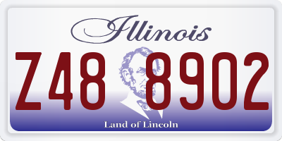 IL license plate Z488902