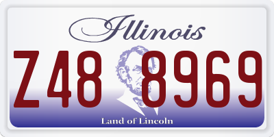 IL license plate Z488969