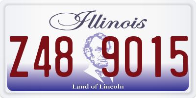 IL license plate Z489015