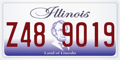 IL license plate Z489019
