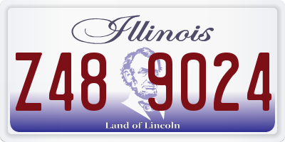 IL license plate Z489024