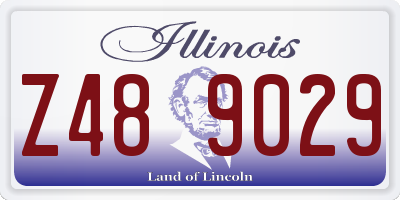 IL license plate Z489029