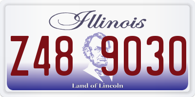 IL license plate Z489030