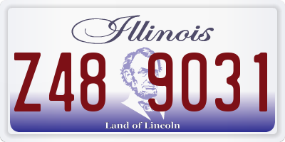 IL license plate Z489031