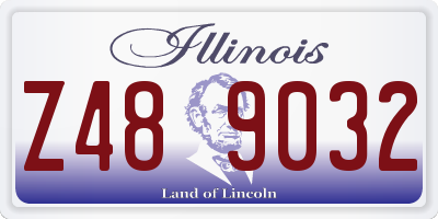 IL license plate Z489032