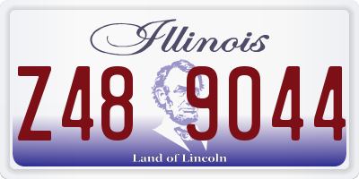 IL license plate Z489044