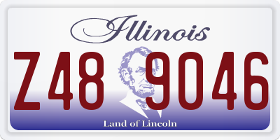 IL license plate Z489046