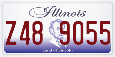 IL license plate Z489055