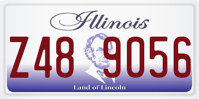 IL license plate Z489056